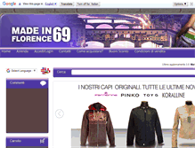Tablet Screenshot of madeinflorence69.it